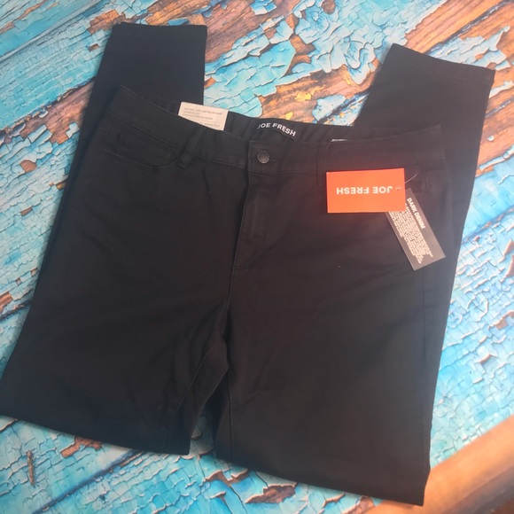 Joe Fresh Denim - Joe Fresh Black Mid-Rise Jeggings